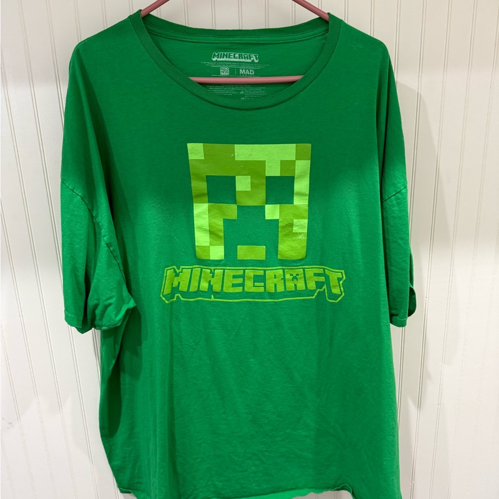 MAD Engine Green Minecraft Tee